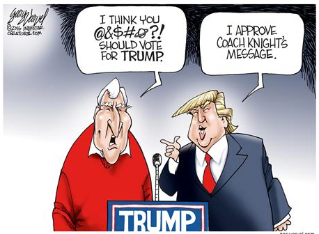 BOBBY KNIGHT TRUMP