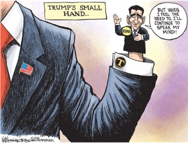 TRUMPS SMALL HAND RYAN