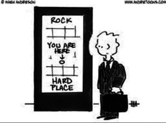 YOU ARE HERE ROCK HARDPLACE